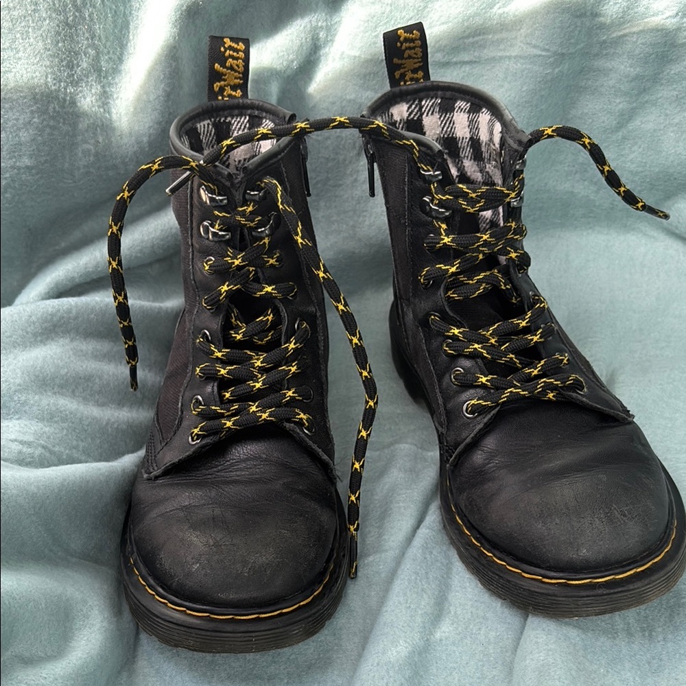 Dr. Martens Black Leather Boots